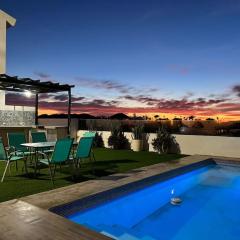 Casa con alberca privada climatizada, Pasos-Playa