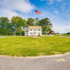 Updated Cape Charles Home about 2 Mi to Beachfront!