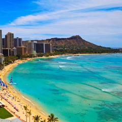 1414- Heart of Waikiki with Kitchen - Free Parking - City View