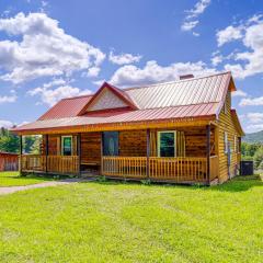 Historic Piney Creek Cabin with Deck and Scenic View!