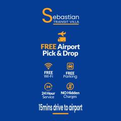 Sebastian Transit Villa with Free shuttle service to airport