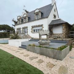 Grande maison vue mer la grande plage a pied