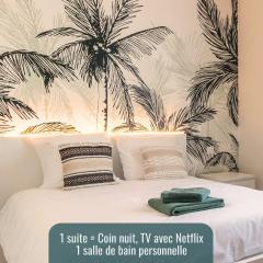 CoolLiving Suites personnelles 10 Mins Beauval Maison Jardin Parfait Télétravail