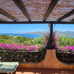LA TERRAZZA SUL MARE - panoramic cottage overlooking sea and Caprera island in a quiet residential area - 150 mt from the sea