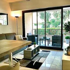 Appartement centre modern terrasse piscine parking