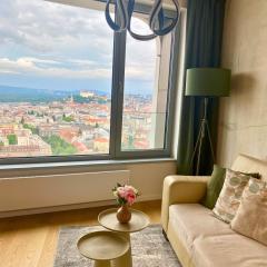 Luxury Apartment in SkyPark Residence, 26th floor - Castle view, Parking free