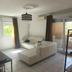 loue chambre dans un 45m2 très calme,proprio de 30ans dort sur le clic clac au salon
