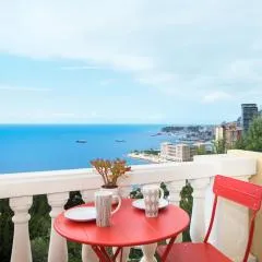 Somptueux 2 pièces Vue époustouflante Mer -Parking