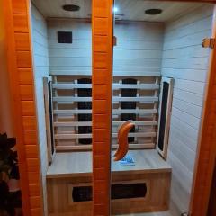 Harz mit Herz, Infrarotsauna, E-Kamin, Herzdusche