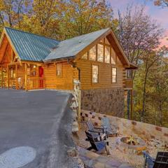 Moonlight Obsession a Dog Friendly 2 BD 2 Bath Log Cabin located 5 miles from downtown Gatlinburg