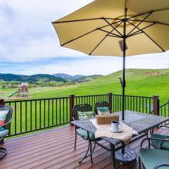 Spearfish Retreat with Fireplace and Mountain Views!