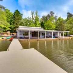 Lakefront Six Mile Retreat with Hot Tub and Dock!