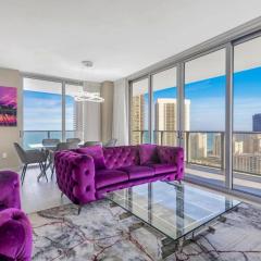 Hyde House - Luxury High Floor 2BR 2BA Apartment Suite with direct ocean view, roof top pool, resort amenities