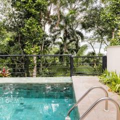 Villa Ubud - Casa com piscina privativa e vista para o mar em Ubatuba