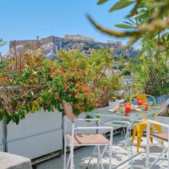 360 view in roof top appartment with patio