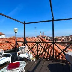 Breathtaking terrace in Santa Margherita Square