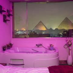 Full Pyramids View with Jacuzzi & Roof Top Access
