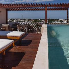 Beachside haven Modern 2BR condo, with rooftop pool