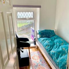 Single bed in a peaceful house in Morriston