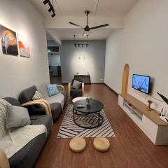 Cozy 10Pax 3BR Near TCempedak Beach, Netflix