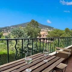 Belle Appartement et grand balcon avec vue sur le Mont Paradis