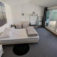 Spacious nest with terrace near the beach