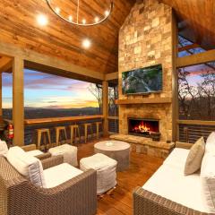 Blue Run Cabin - Luxury Retreat Blue Ridge Heights - Hot Tub, Movie Theater, Game Room, Fire Pit, Mountain Views - Blue Ridge, G