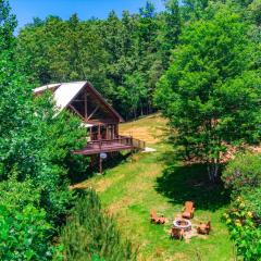 Hillside Hideaway - Secluded Mountain Cabin Rental - Peaceful Forest Views, Hot Tub, Outdoor Fire Pit, Pet Friendly, Billiards T