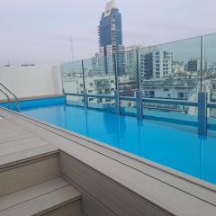 Belgrano, cerca de River, Barrio Chino y del subte, balcón, piscina y WiFi