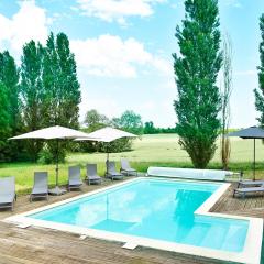Tranquil gite with private pool and country views