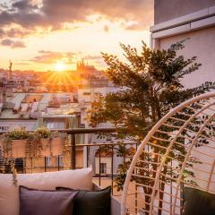 A/C LUX Rooftop APT 6BR+3.5Bath Wenceslas square