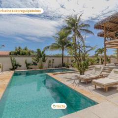 Casa KitePirosca, quartos com vista mar em Fortim