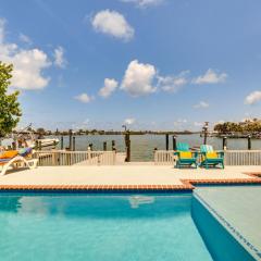Waterfront Getaway with Pool and Dock - Walk to Beach!