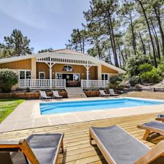 villa piscine 4ch dans la pinede a 4min de l ocean AG1
