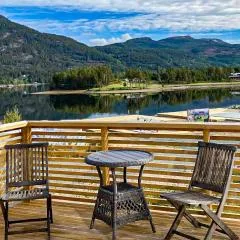 Awesome Home In Vrdal With Lake View