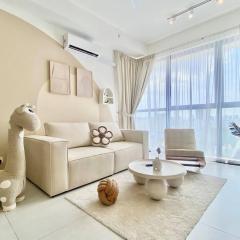 Urban Suites #Soft creamy #Infinity Pool #local neighbourhood #4pax #2BR 2bath #2Queen #Quality well maintained #Private host