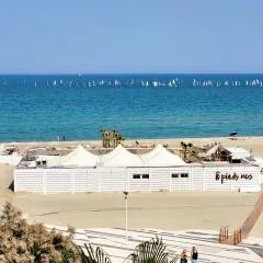 Studio Cabine Front de Mer avec Terrasse et Parking Privé - 4 Pers - FR-1-794-152