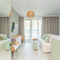 APARTAMENTY MIERZEJA - STEGNA PARK STUDIO, 500 m od plaży, bezpłatny meleks