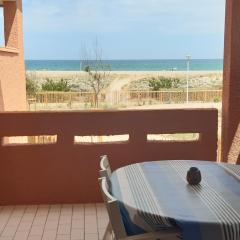 Beau Studio Cabine 4 Pers, 1er Étage, Vue Mer, Parking Port Leucate - FR-1-798-35