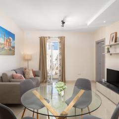 Edka Suites - Modern Sunlit 2BD Apartments with Balconies - Close to Sliema Promenade, St Julian's & St Georges Bay