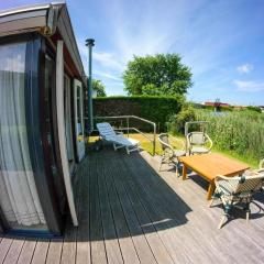 Chalet im Hafen mit Angelsteg infrarotsauna