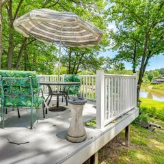 Waterfront Gladwin Home with Deck and Fire Pit!