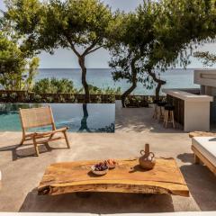 Bozonos Villa - Beachfront Simplicity with Heated Pool