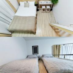 D22新宿最中心 两室 新大久保站5分-2 rooms Shinjuku center 5 mins to ST Max 4P 新宿 涉谷 表参道 池袋 上野 代代木 银座 原宿