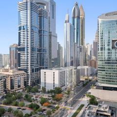 Luxury DIFC 1BR Near Dubai Mall, Burj Khalifa with Skyline Views