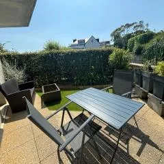 Charmant T2 avec double terrasse près de la plage - Donville-les-Bains - FR-1-361-442