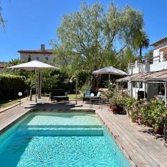 Bas de villa avec piscine privée, grande terrasse, proche village et plage, BBQ, terrain de pétanque - FR-1-726-52
