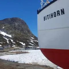 Fagerstrand, storhytte ved Bygdin i Jotunheimen