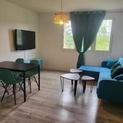 Appartement Clermont-Ferrand F3 2 chambres 1 chambre avec 1 lit simple et 1 chambre avec 2 lits doubles