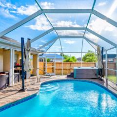 Four Bedrooms Oasis with Heated Pool Private Jacuzzi and Billiards